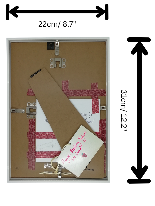 Spoonful of Contemporary Art: Raspberry Yoghurt Mixed Media Creation